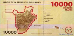 10000 Francs BURUNDI  2015 P.54 ST