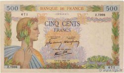 500 Francs LA PAIX FRANCE  1944 F.32.46 F