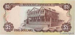 5 Dollars JAMAICA  1991 P.70d UNC