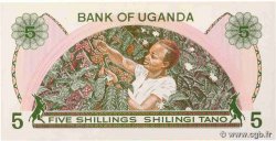 5 Shillings OUGANDA  1982 P.15 NEUF