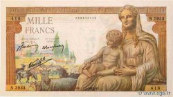 1000 Francs DÉESSE DÉMÉTER FRANCE  1943 F.40.18