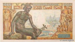 1000 Francs DÉESSE DÉMÉTER FRANKREICH  1943 F.40.18 VZ