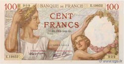 100 Francs SULLY FRANCE  1941 F.26.48