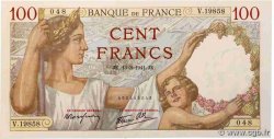 100 Francs SULLY FRANCE  1941 F.26.48