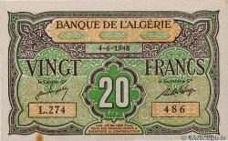 20 Francs ALGERIEN  1948 P.103