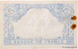 5 Francs BLEU lion inversé FRANCE  1916 F.02bis.04 F+