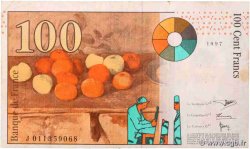 100 Francs CÉZANNE Fauté FRANKREICH  1997 F.74.01 S
