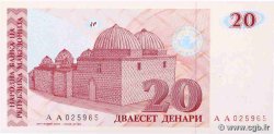 20 Denari NORDMAZEDONIA  1993 P.10a ST