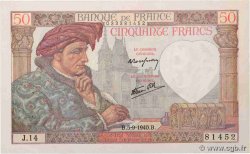 50 Francs JACQUES CŒUR FRANCE  1940 F.19.02