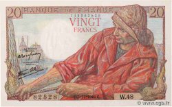 20 Francs PÊCHEUR Numéro radar FRANCE  1942 F.13.04