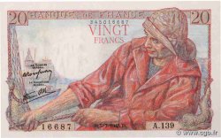 20 Francs PÊCHEUR FRANCE  1945 F.13.10