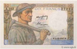 10 Francs MINEUR FRANCE  1947 F.08.19