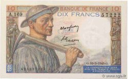 10 Francs MINEUR FRANCE  1949 F.08.20