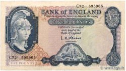 5 Pounds ENGLAND  1957 P.371a