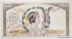 5000 Francs VICTOIRE Impression à plat FRANCE  1941 F.46.27 XF+