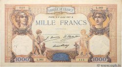 1000 Francs CÉRÈS ET MERCURE FRANCE  1927 F.37.01