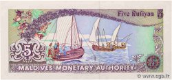 5 Rufiyaa MALDIVES ISLANDS  1990 P.16 UNC