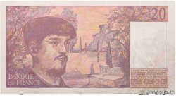 20 Francs DEBUSSY FRANKREICH  1985 F.66.06A15 fSS