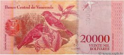 20000 Bolivares VENEZUELA  2016 P.099a VZ+
