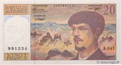 20 Francs DEBUSSY Modifié FRANCE  1995 F.66ter.01A47