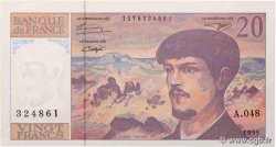 20 Francs DEBUSSY Modifié Fauté FRANCE  1995 F.66ter.01A48