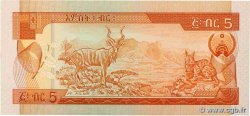 5 Birr ETHIOPIA  1991 P.42b UNC-