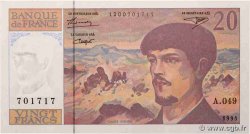 20 Francs DEBUSSY Modifié FRANCE  1995 F.66ter.01A49