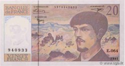 20 Francs DEBUSSY Modifié FRANCIA  1997 F.66ter.02-64