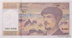 20 Francs DEBUSSY Modifié FRANCE  1997 F.66ter.02-64 UNC