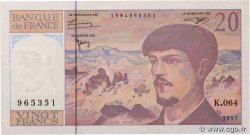 20 Francs DEBUSSY Modifié FRANCE  1997 F.66ter.02K64 VF+