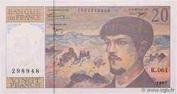 20 Francs DEBUSSY Modifié FRANCE  1997 F.66ter.02