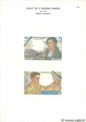 5 Francs BERGER Planche FRANCE  1975 F.05pl UNC-