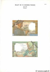 10 Francs MINEUR Planche FRANCE  1975 F.08pl UNC-
