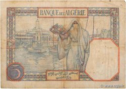 5 Francs TUNISIE  1933 P.08a TB