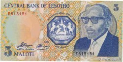 5 Maloti LESOTHO  1989 P.10a