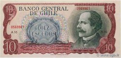 10 Escudos CHILE  1970 P.142