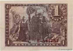5 Pesetas Lot SPANIEN  1943 P.126a fVZ