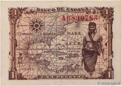 1 Peseta SPANIEN  1945 P.128a fST