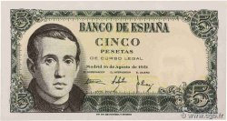 5 Pesetas SPANIEN  1951 P.140a