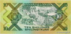10 Shillings UGANDA  1987 P.28 ST