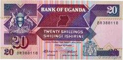 20 Shillings UGANDA  1988 P.29b