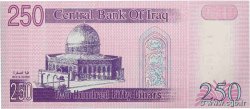 250 Dinars IRAK  2002 P.088 ST