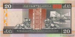 20 Dollars HONG KONG  1998 P.201d AU-