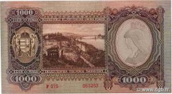 1000 Pengo Numéro spécial HUNGARY  1943 P.116  AU