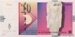 10 Denari MACEDONIA DEL NORD  1996 P.14 FDC