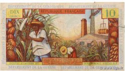 10 Francs FRENCH ANTILLES  1964 P.08 q.MB