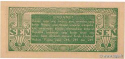 1 Sen INDONESIEN  1945 P.013 fST+
