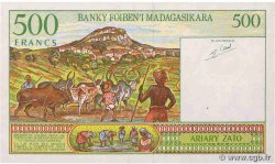 500 Francs - 100 Ariary MADAGASCAR  1994 P.075b SUP