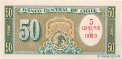5 Centesimos sur 50 Pesos CILE  1960 P.126b FDC