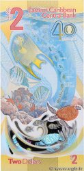 2 Dollars CARAÏBES  2023 P.61 NEUF